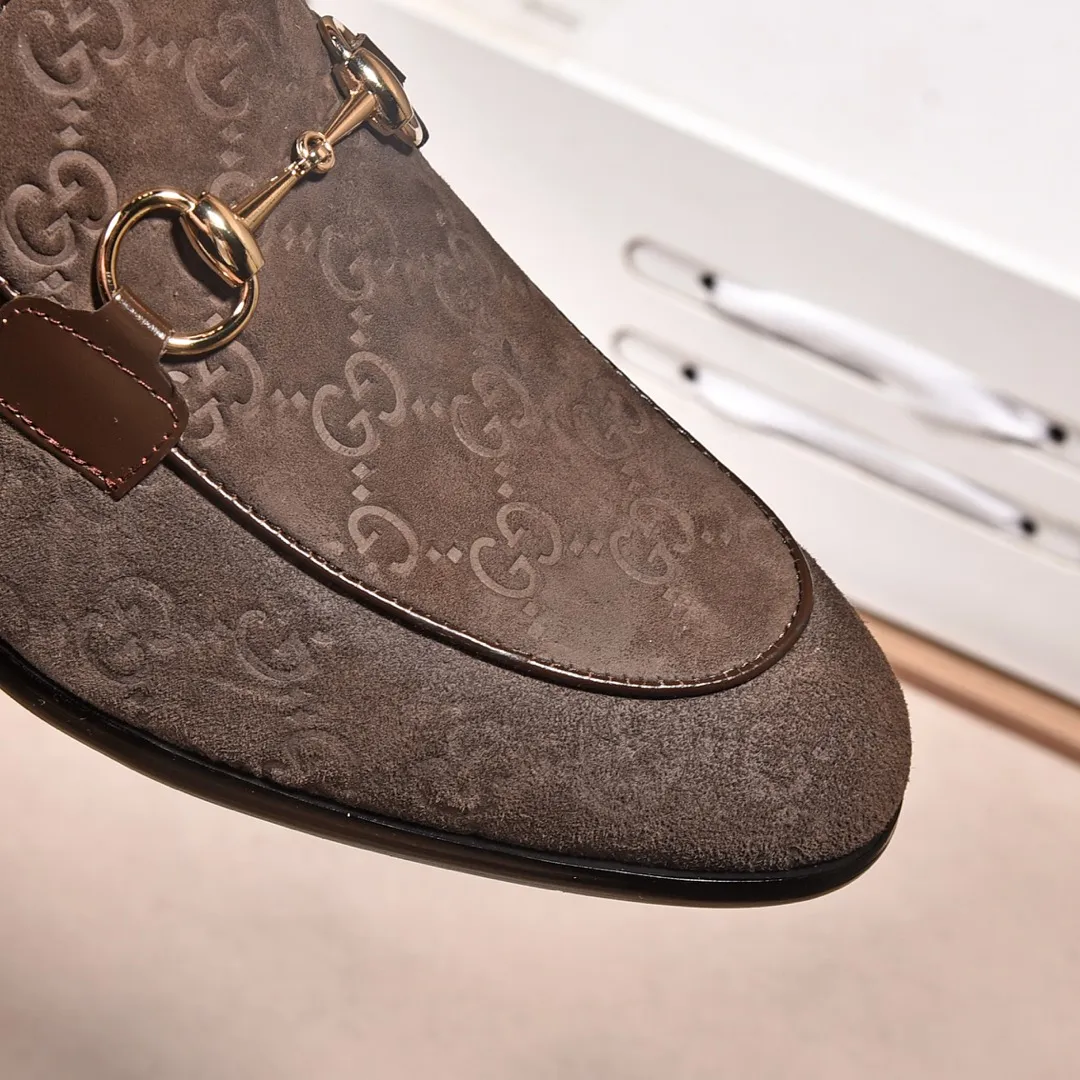 Men's shoes💰540📛📛Original (water-dyed cowhide) Gucci GUCCI official website formal shoes🌀 Italian🇮🇹imported cowhide➕top imported water-dyed cowhide lining💋Finely handmade original bottom, the real thing looks better when photographed in person Standard size 38-44